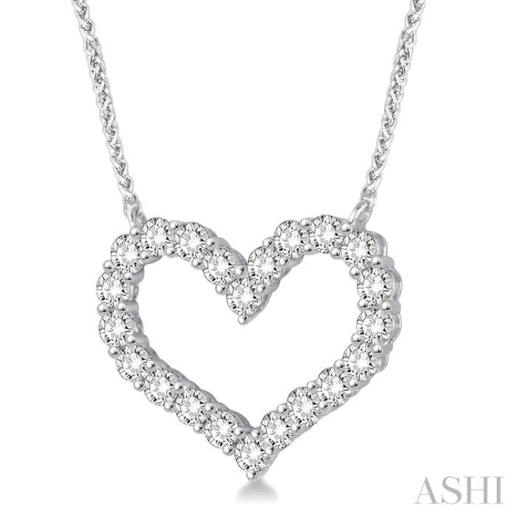 Heart Shape Diamond Necklace