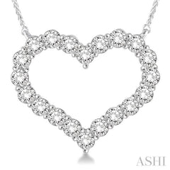 Heart Shape Diamond Necklace