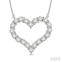 Heart Shape Diamond Necklace