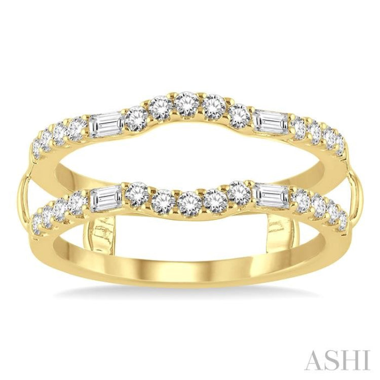 Baguette Diamond Insert Ring