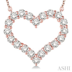 Heart Shape Diamond Necklace