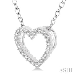 Heart Shape Diamond Pendant