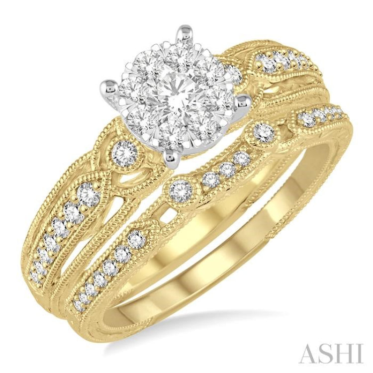 Lovebright Diamond Wedding Set