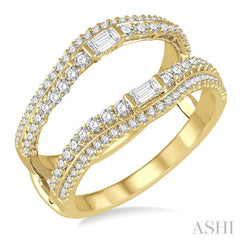 Baguette Diamond Insert Ring