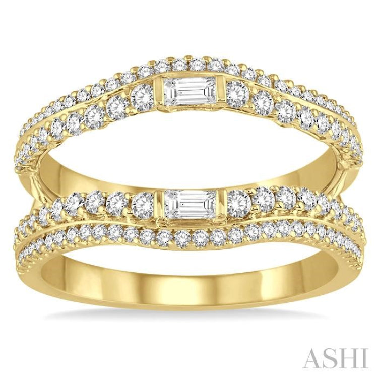 Baguette Diamond Insert Ring