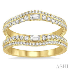 Baguette Diamond Insert Ring