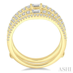 Baguette Diamond Insert Ring