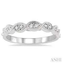 Stackable Diamond Wedding Band