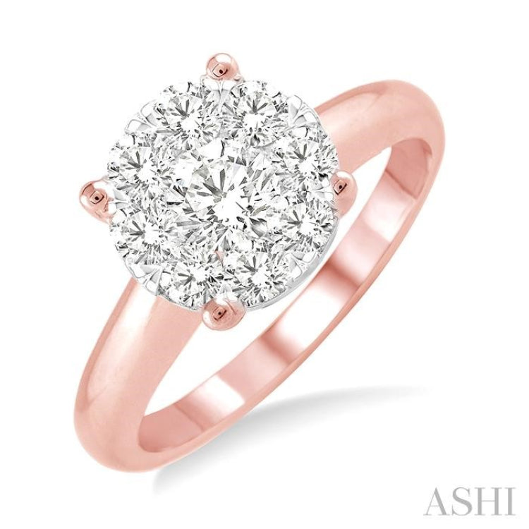 Round Shape Lovebright Essential Diamond Ring