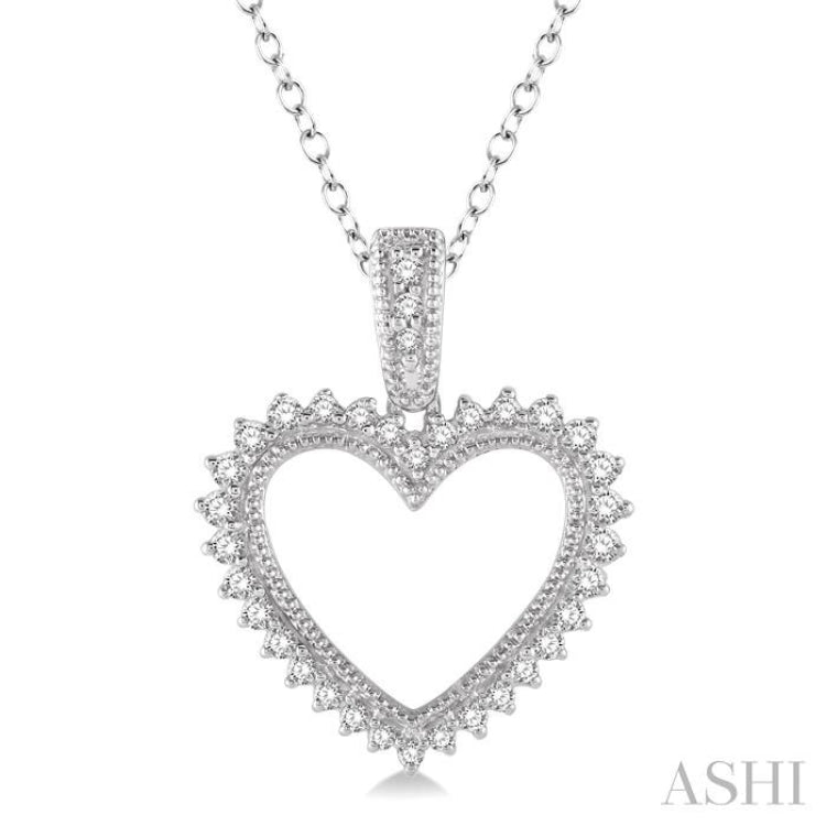 Heart Shape Diamond Pendant