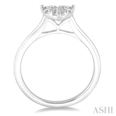 Heart Shape Lovebright Essential Diamond Engagement Ring