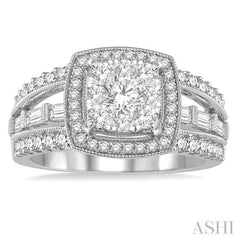 Halo Lovebright Diamond Engagement Ring