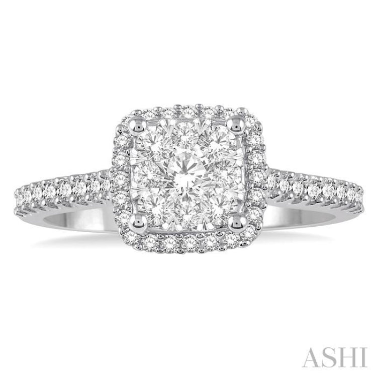 Halo Lovebright Essential Diamond Engagement Ring