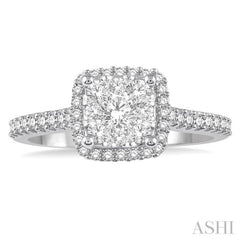 Halo Lovebright Essential Diamond Engagement Ring