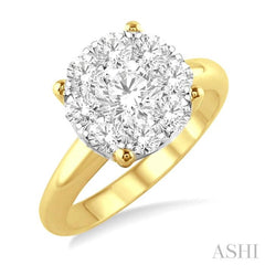 Round Shape Lovebright Essential Diamond Ring