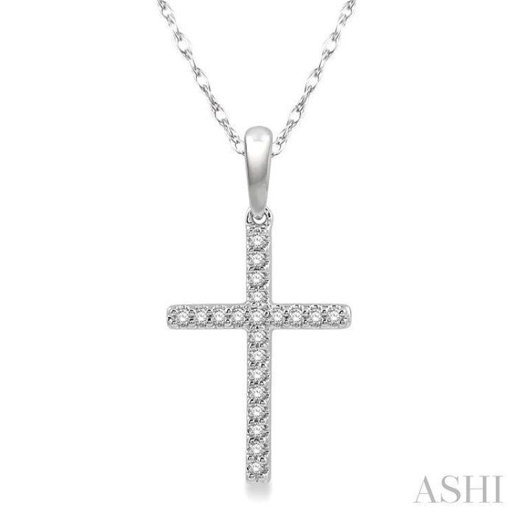 Cross Petite Diamond Fashion Pendant