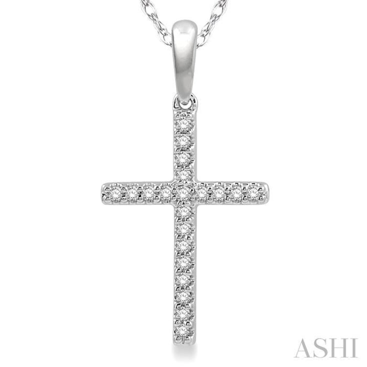 Cross Petite Diamond Fashion Pendant