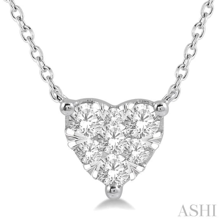 Heart Shape Lovebright Essential Diamond Necklace