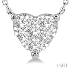 Heart Shape Lovebright Essential Diamond Necklace