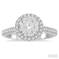 Halo Lovebright Essential Diamond Engagement Ring