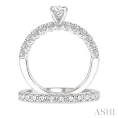 Round Shape Endless Embrace Diamond Wedding Set