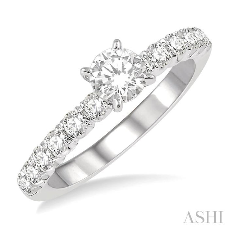 Round Shape Endless Embrace Diamond Engagement Ring