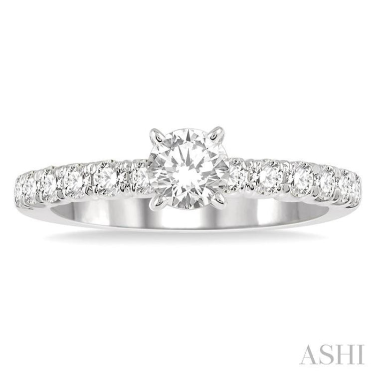 Round Shape Endless Embrace Diamond Engagement Ring