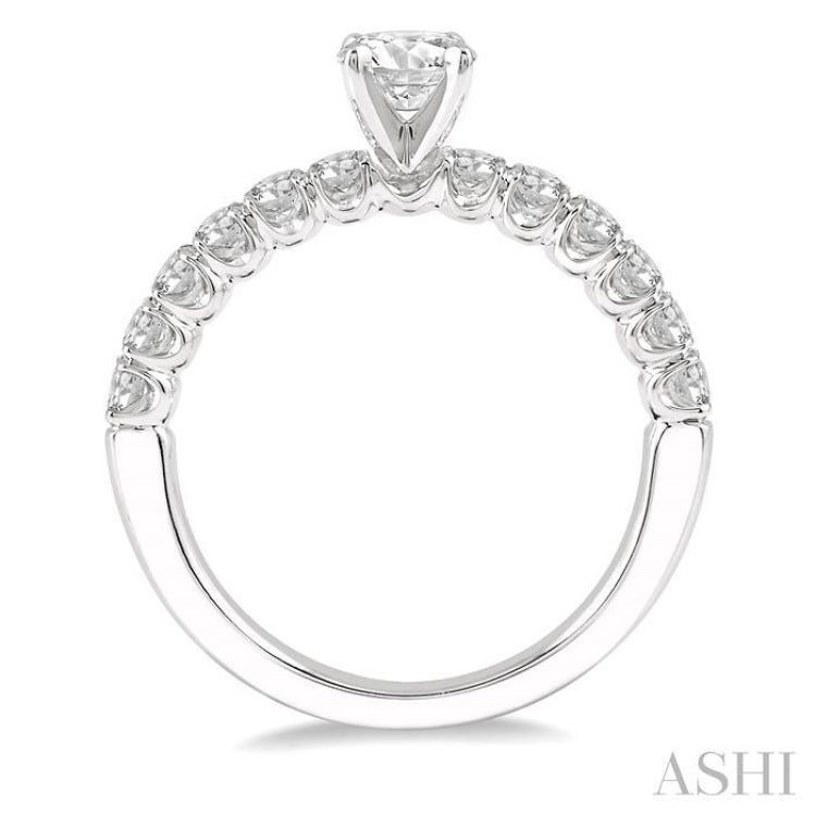 Round Shape Endless Embrace Diamond Engagement Ring