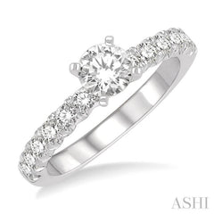 Round Shape Endless Embrace Diamond Engagement Ring