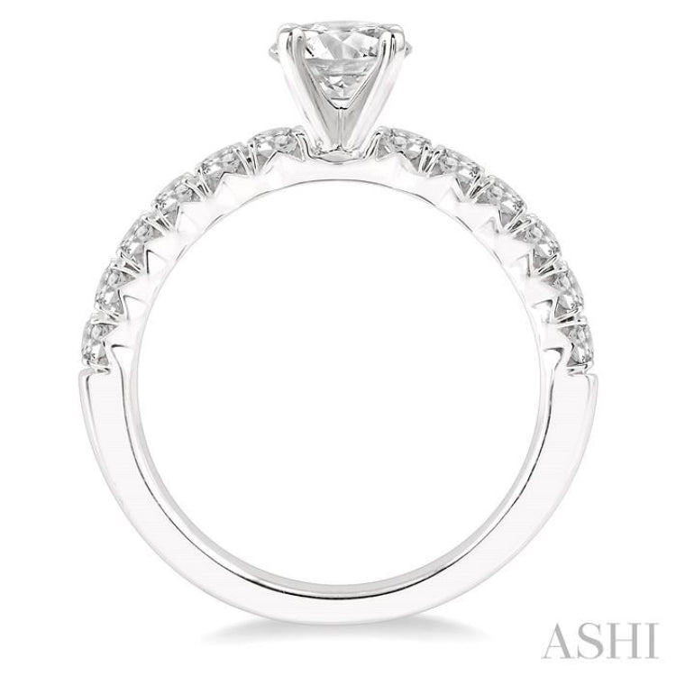 Round Shape Endless Embrace Diamond Engagement Ring