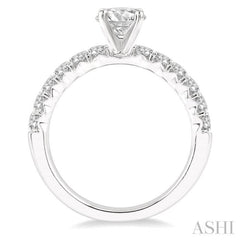 Round Shape Endless Embrace Diamond Engagement Ring