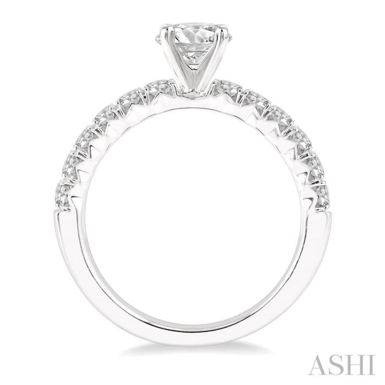 Round Shape Endless Embrace Diamond Engagement Ring