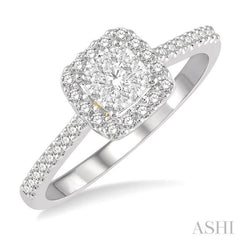 Halo Lovebright Essential Diamond Engagement Ring