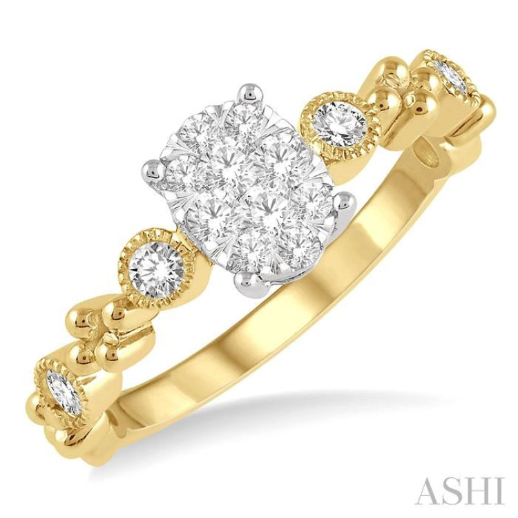 Oval Shape Lovebright Diamond Ring