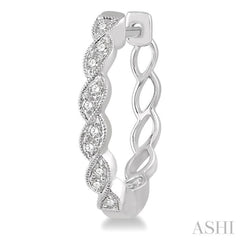 Diamond Hoop Earrings