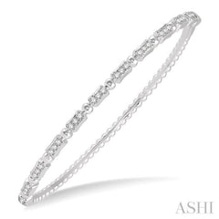 Stackable Diamond Bangle