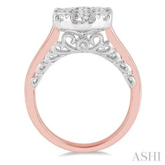 Oval Shape Lovebright Essential Diamond Engagement Ring