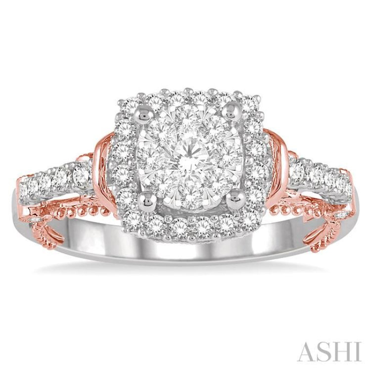 Halo Lovebright Diamond Engagement Ring