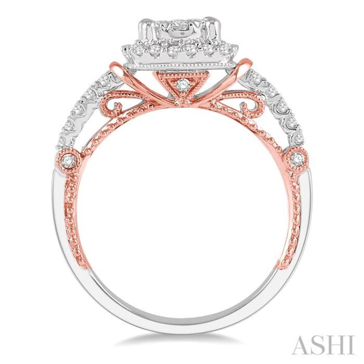 Halo Lovebright Diamond Engagement Ring