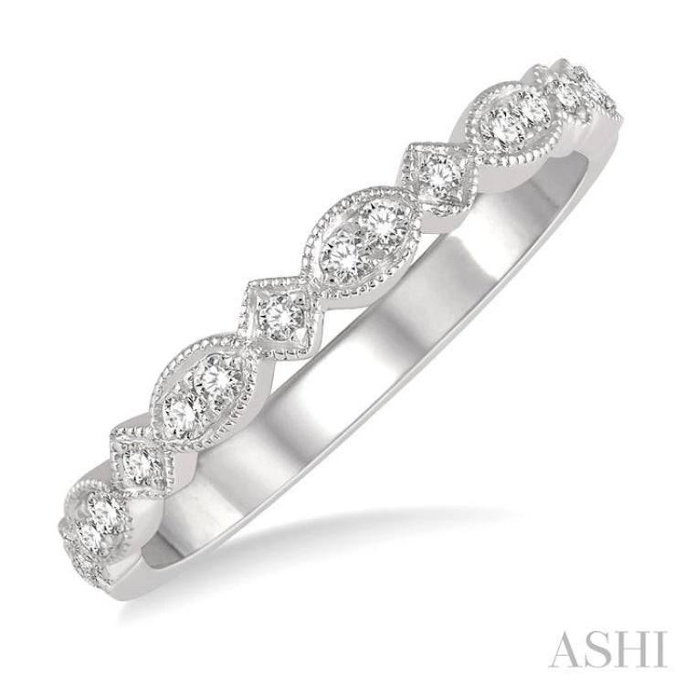 Stackable Diamond Wedding Band