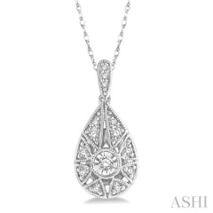 Pear Shape Diamond Pendant