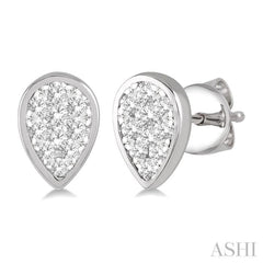 Pear Shape Lovebright Essential Diamond Stud Earrings