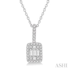 Halo Fusion Diamond Pendant