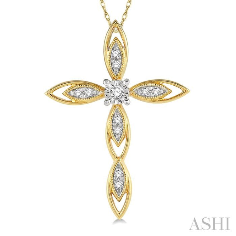 Cross Diamond Fashion Pendant