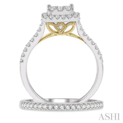 Halo Lovebright Diamond Wedding Set