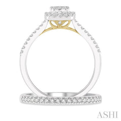 Halo Lovebright Diamond Wedding Set