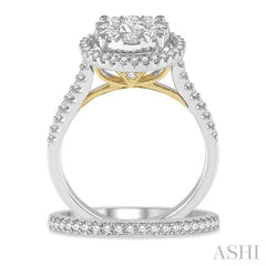 Halo Lovebright Diamond Wedding Set