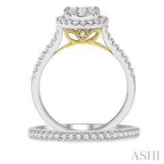 Halo Lovebright Diamond Wedding Set