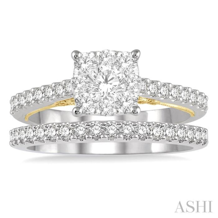 Lovebright Diamond Wedding Set