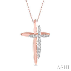 Cross Diamond Fashion Pendant